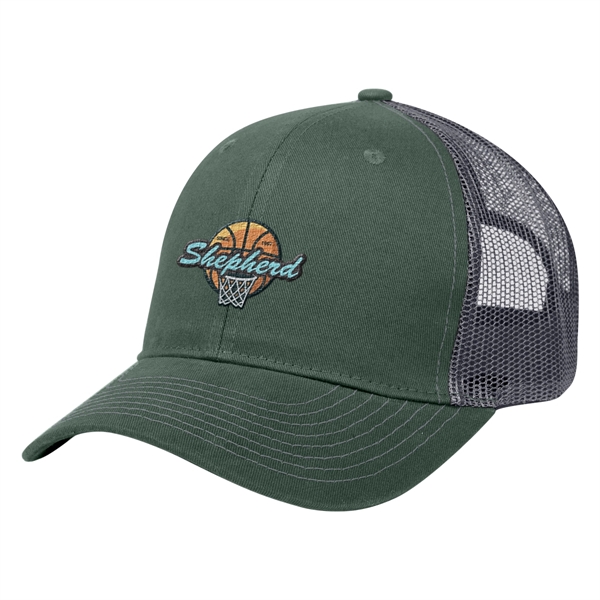 Cotton Twill Mesh Back Cap - Cotton Twill Mesh Back Cap - Image 11 of 48