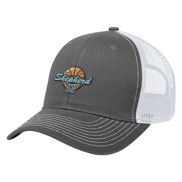 Cotton Twill Mesh Back Cap - Cotton Twill Mesh Back Cap - Image 13 of 48