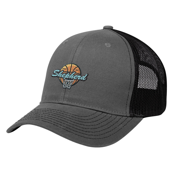 Cotton Twill Mesh Back Cap - Cotton Twill Mesh Back Cap - Image 28 of 48