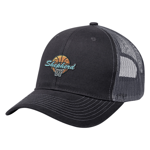 Cotton Twill Mesh Back Cap - Cotton Twill Mesh Back Cap - Image 30 of 48