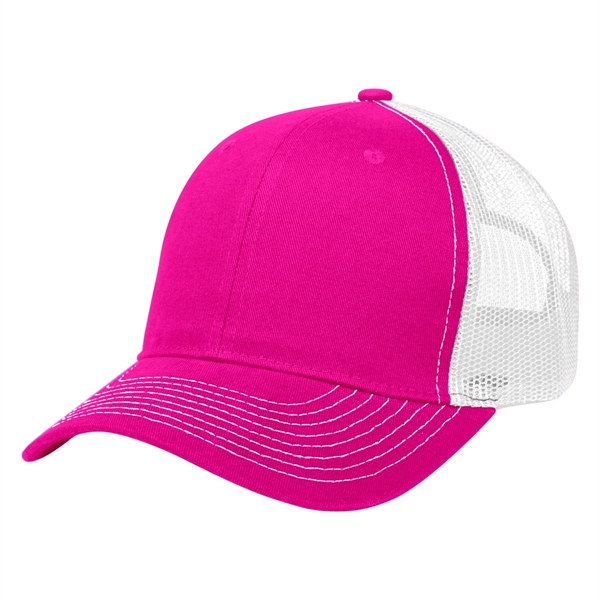 Cotton Twill Mesh Back Cap - Cotton Twill Mesh Back Cap - Image 39 of 48