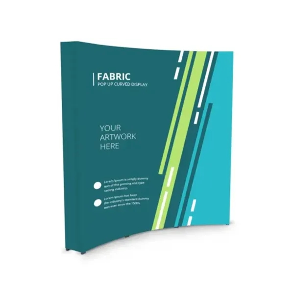 Fabric Pop up Curved Display Package  (8Ft x 8Ft) - Fabric Pop up Curved Display Package  (8Ft x 8Ft) - Image 0 of 3