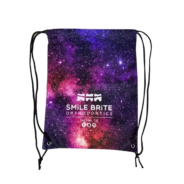 Sublimation Full Color Printing DrawString Backpack Bag - Sublimation Full Color Printing DrawString Backpack Bag - Image 4 of 5