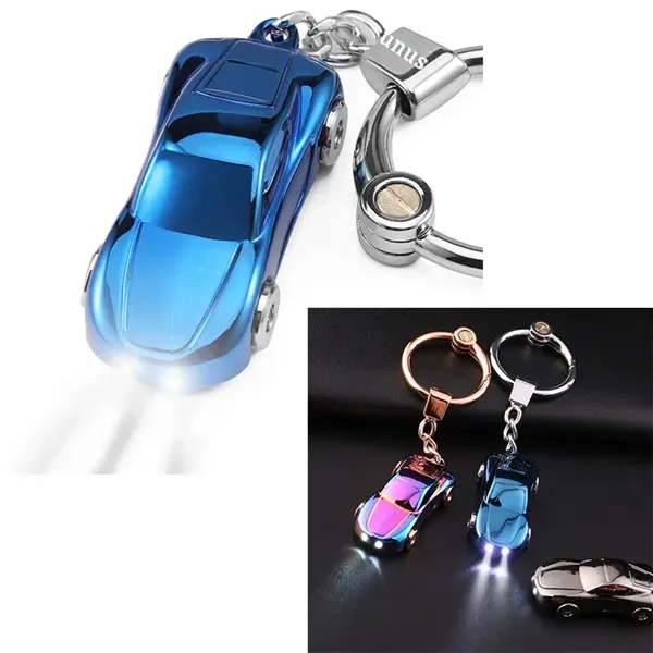 Creative Car Led Flashlight Keychain - Creative Car Led Flashlight Keychain - Image 0 of 3