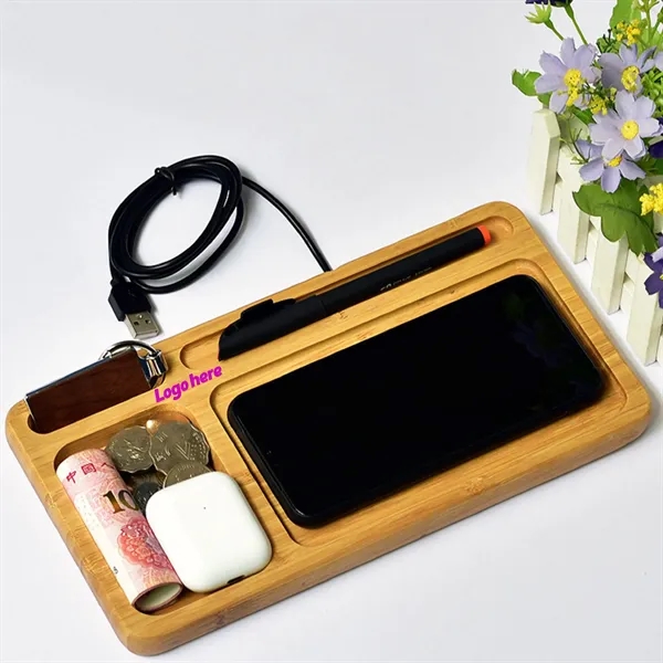 Wood Wireless Charging Station - Wood Wireless Charging Station - Image 3 of 3