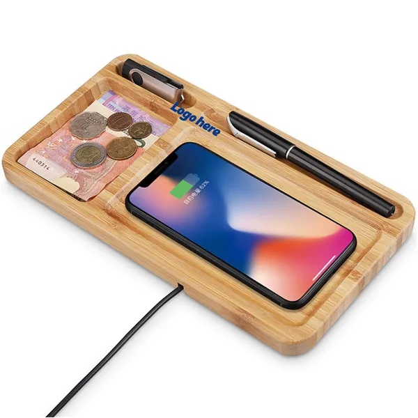 Wood Wireless Charging Station - Wood Wireless Charging Station - Image 0 of 3