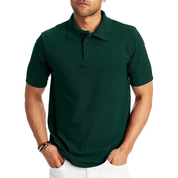Men Short Sleeve Polo Shirt - Men Short Sleeve Polo Shirt - Image 4 of 9