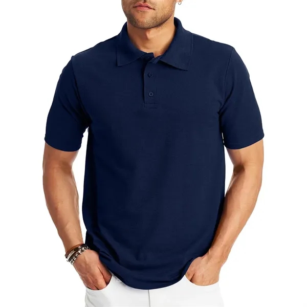 Men Short Sleeve Polo Shirt - Men Short Sleeve Polo Shirt - Image 5 of 9