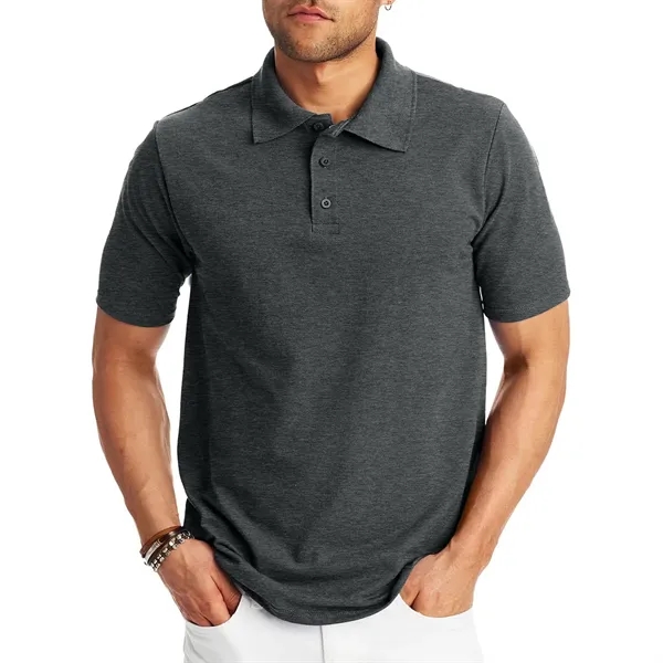 Men Short Sleeve Polo Shirt - Men Short Sleeve Polo Shirt - Image 7 of 9