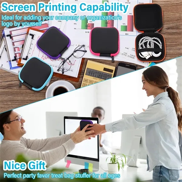 Earbud Case Portable Earphone Box Headphone EVA Holder - Earbud Case Portable Earphone Box Headphone EVA Holder - Image 3 of 3