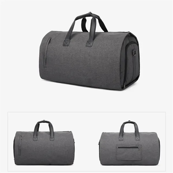 Convertible Garment Travel Duffel Bag with Shoe Compartment - Convertible Garment Travel Duffel Bag with Shoe Compartment - Image 4 of 5