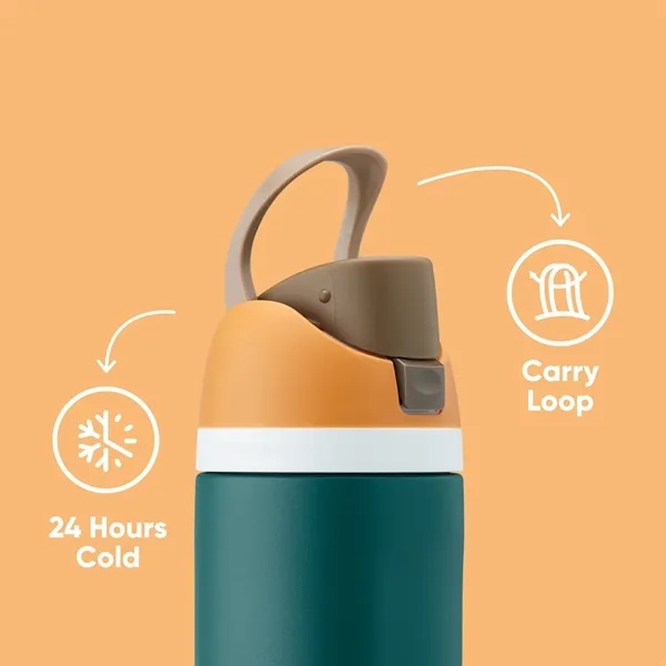 24oz Bottle Insulated Stainless Steel thermos Sip or Swig - 24oz Bottle Insulated Stainless Steel thermos Sip or Swig - Image 2 of 7