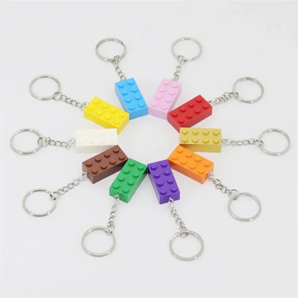 Customizable Lego Bricks Keychain - Customizable Lego Bricks Keychain - Image 1 of 3