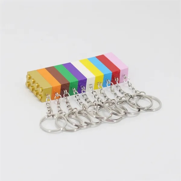 Customizable Lego Bricks Keychain - Customizable Lego Bricks Keychain - Image 2 of 3