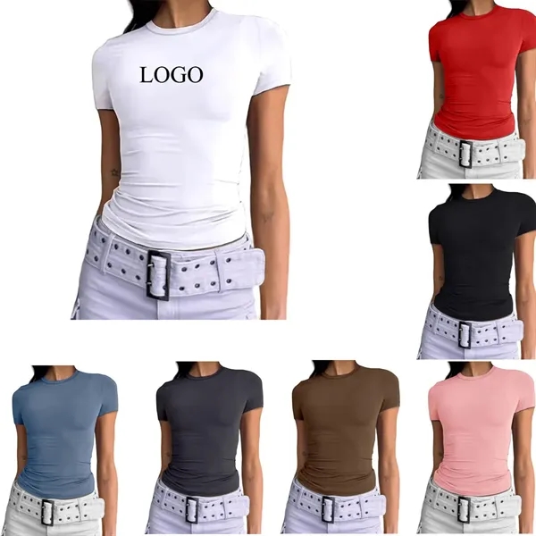 Women's Casual Basic Going Out Crop - Women's Casual Basic Going Out Crop - Image 0 of 7