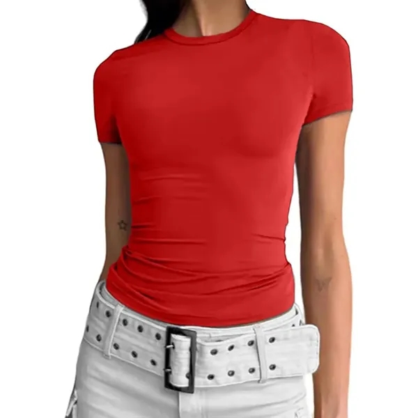 Women's Casual Basic Going Out Crop - Women's Casual Basic Going Out Crop - Image 1 of 7