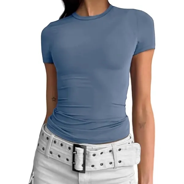 Women's Casual Basic Going Out Crop - Women's Casual Basic Going Out Crop - Image 7 of 7