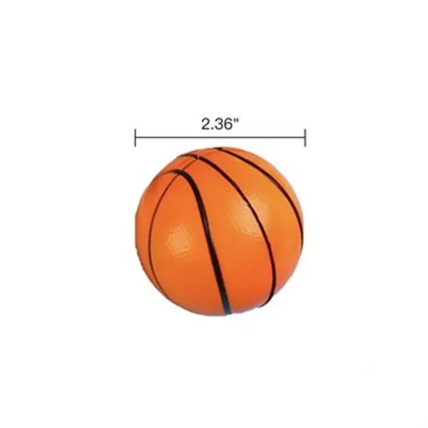 2.4-Inch Basketball Stress Ball - 2.4-Inch Basketball Stress Ball - Image 0 of 1