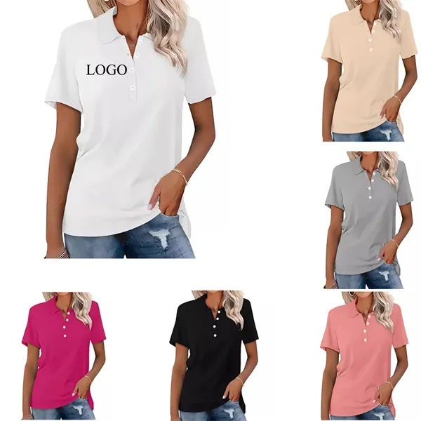 Golf Polo Shirts For Women - Golf Polo Shirts For Women - Image 0 of 6