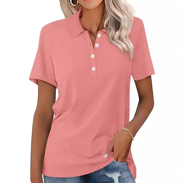 Golf Polo Shirts For Women - Golf Polo Shirts For Women - Image 1 of 6