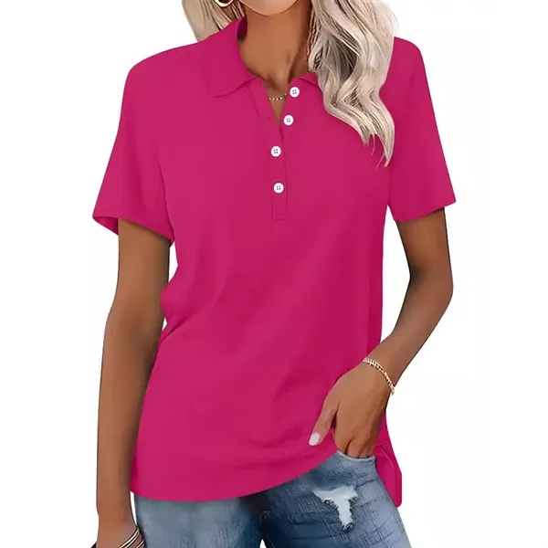 Golf Polo Shirts For Women - Golf Polo Shirts For Women - Image 5 of 6