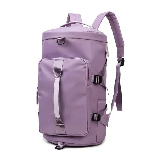 Large Backpack Sports Duffel Bag with Shoe Compartment - Large Backpack Sports Duffel Bag with Shoe Compartment - Image 3 of 6