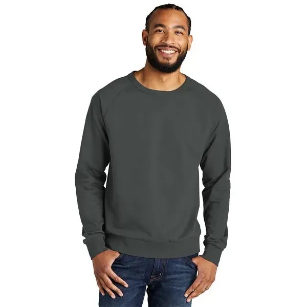 Unisex Organic Cotton French Terry Crew Neck - Unisex Organic Cotton French Terry Crew Neck - Image 4 of 10