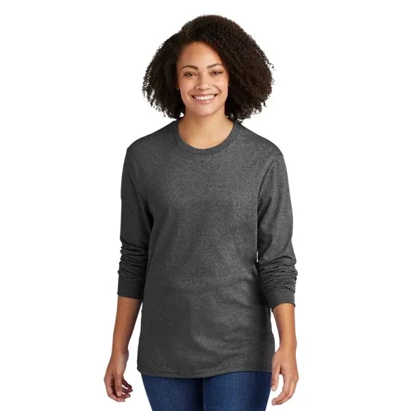 Unisex Long Sleeve Recycled Blend Tee - Unisex Long Sleeve Recycled Blend Tee - Image 2 of 10