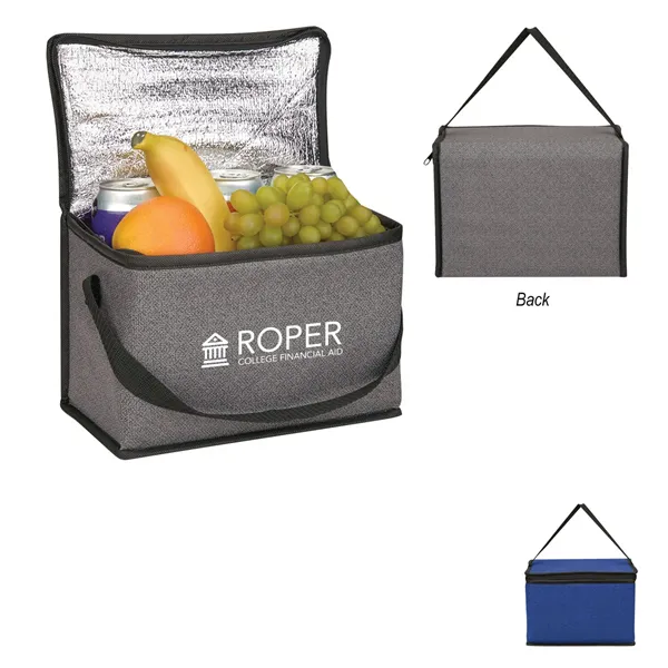 Heathered Non-Woven Cooler Lunch Bag - Heathered Non-Woven Cooler Lunch Bag - Image 0 of 13