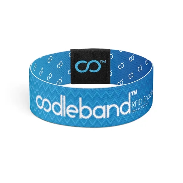 1" Wide Oodleband™ Wrist Band w/ Patch and RFID or NFC Chip - 1" Wide Oodleband™ Wrist Band w/ Patch and RFID or NFC Chip - Image 0 of 0