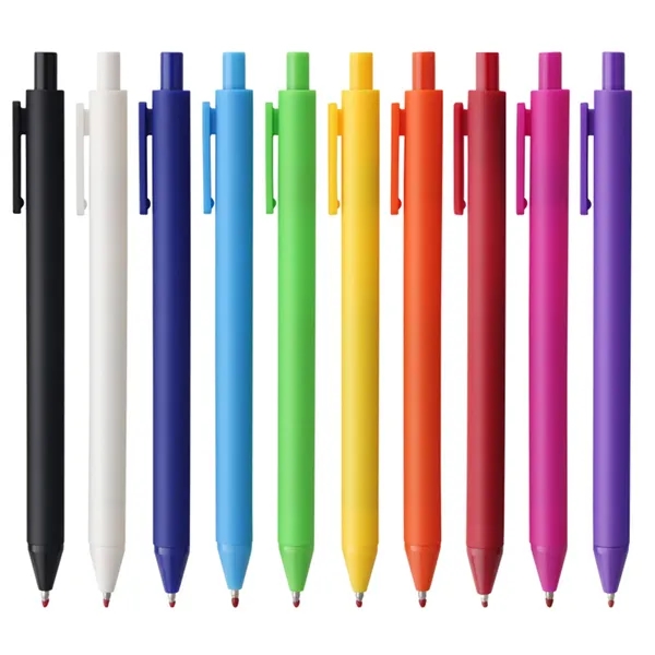Macaron Retractable Black Ink Gel Pens - Macaron Retractable Black Ink Gel Pens - Image 0 of 3