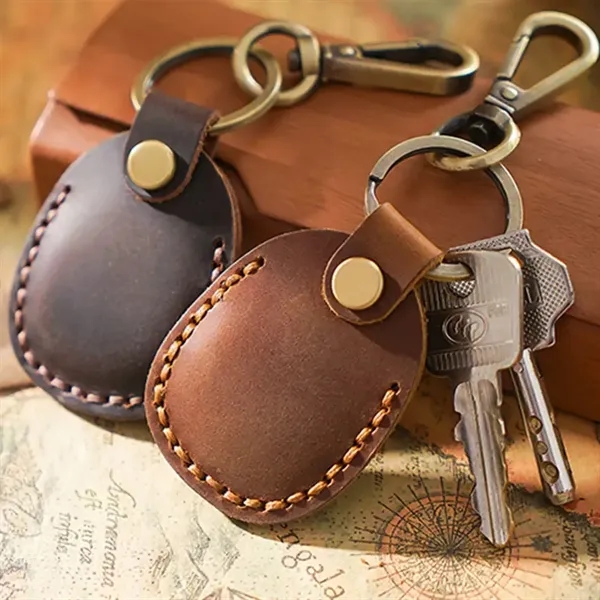 Genuine Leather Apple Tracker Keychain/Case - Genuine Leather Apple Tracker Keychain/Case - Image 2 of 10