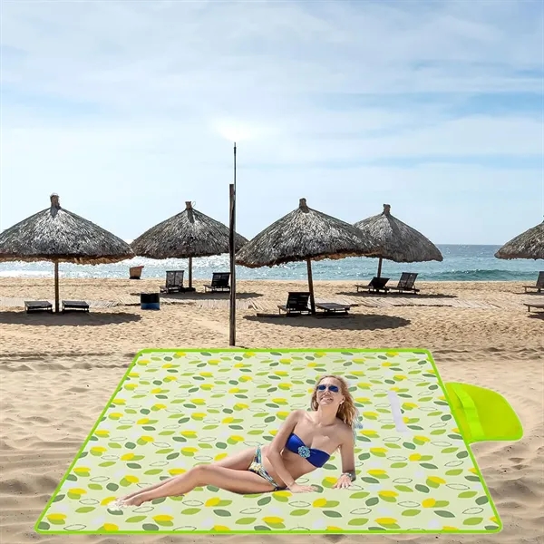 80"x 80" Picnic Blanket Beach Mat Foldable - 80"x 80" Picnic Blanket Beach Mat Foldable - Image 12 of 12