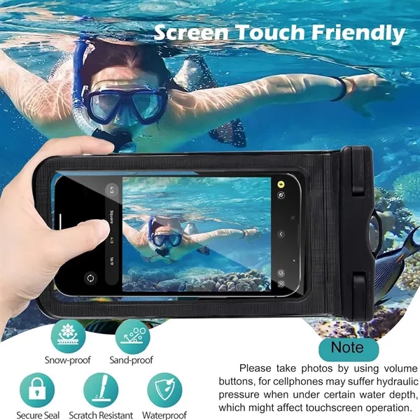 Universal Waterproof Pouch with Lanyard - Universal Waterproof Pouch with Lanyard - Image 2 of 8
