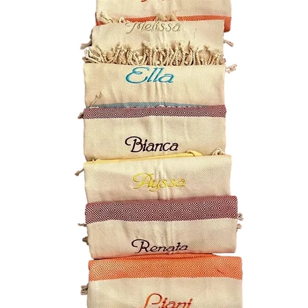 Turkish Beach Towel Oversized 38''x71'' - Turkish Beach Towel Oversized 38''x71'' - Image 4 of 24