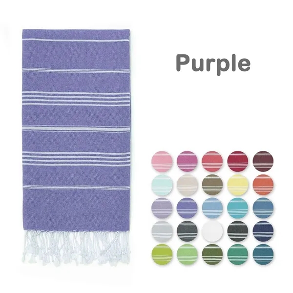 Turkish Beach Towel Oversized 38''x71'' - Turkish Beach Towel Oversized 38''x71'' - Image 9 of 24