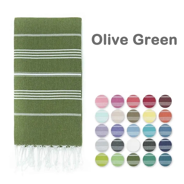 Turkish Beach Towel Oversized 38''x71'' - Turkish Beach Towel Oversized 38''x71'' - Image 16 of 24