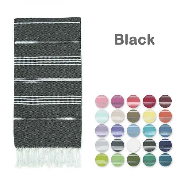 Turkish Beach Towel Oversized 38''x71'' - Turkish Beach Towel Oversized 38''x71'' - Image 17 of 24
