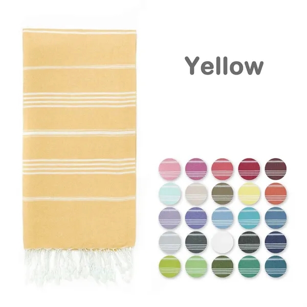 Turkish Beach Towel Oversized 38''x71'' - Turkish Beach Towel Oversized 38''x71'' - Image 19 of 24