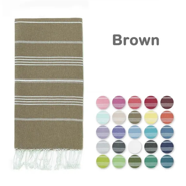 Turkish Beach Towel Oversized 38''x71'' - Turkish Beach Towel Oversized 38''x71'' - Image 22 of 24
