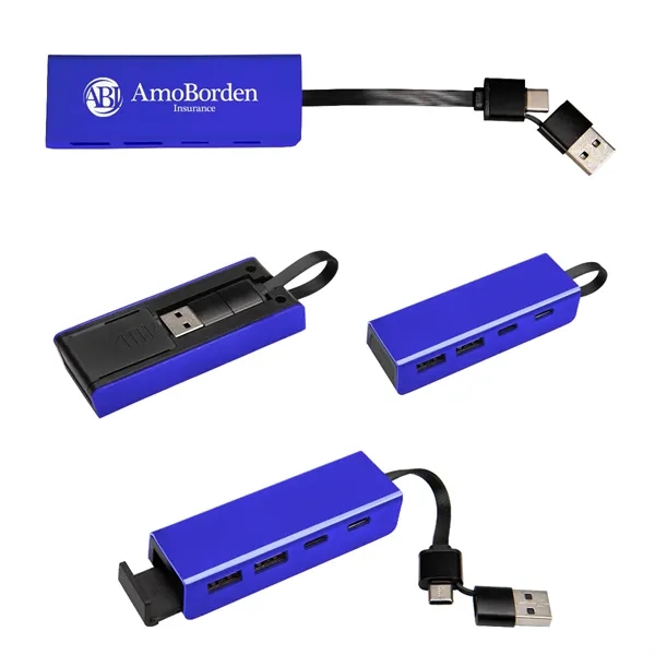 RABS Type-C & USB Hub With Phone Stand - RABS Type-C & USB Hub With Phone Stand - Image 3 of 12