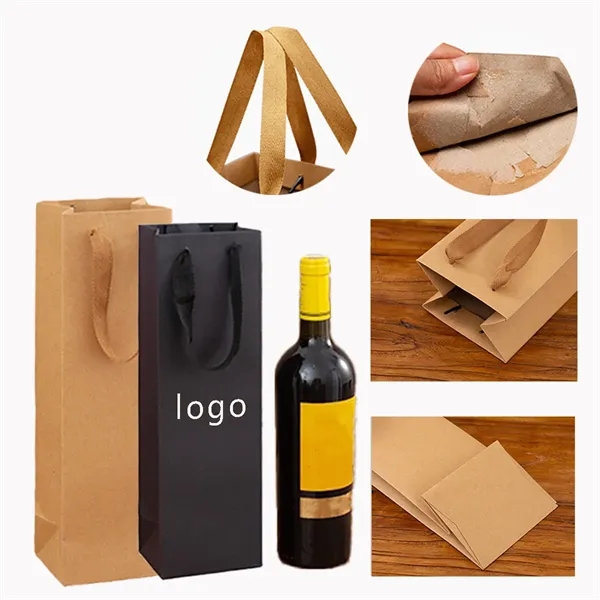 Black Cowhide Single Thickened Red Wine Tote Bag - Black Cowhide Single Thickened Red Wine Tote Bag - Image 0 of 1