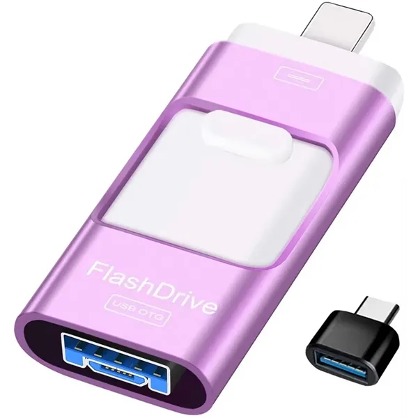 64GB 3 In 1 OTG USB Flash Drive For Phone Android Computer - 64GB 3 In 1 OTG USB Flash Drive For Phone Android Computer - Image 14 of 14