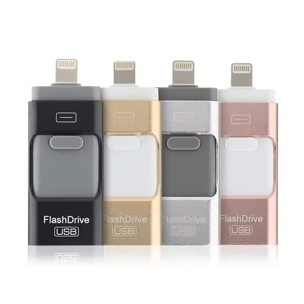 64GB 3 In 1 OTG USB Flash Drive For Phone Android Computer - 64GB 3 In 1 OTG USB Flash Drive For Phone Android Computer - Image 9 of 14