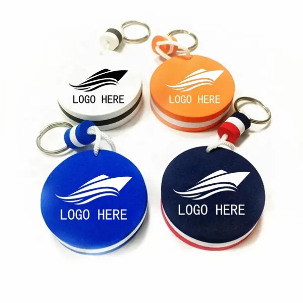 Custom Eva Round Foam Floating Keychain