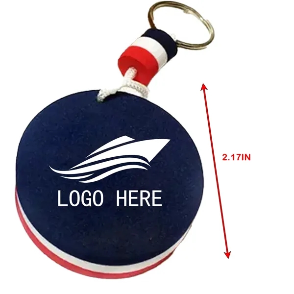 Custom Eva Round Foam Floating Keychain - Custom Eva Round Foam Floating Keychain - Image 1 of 1