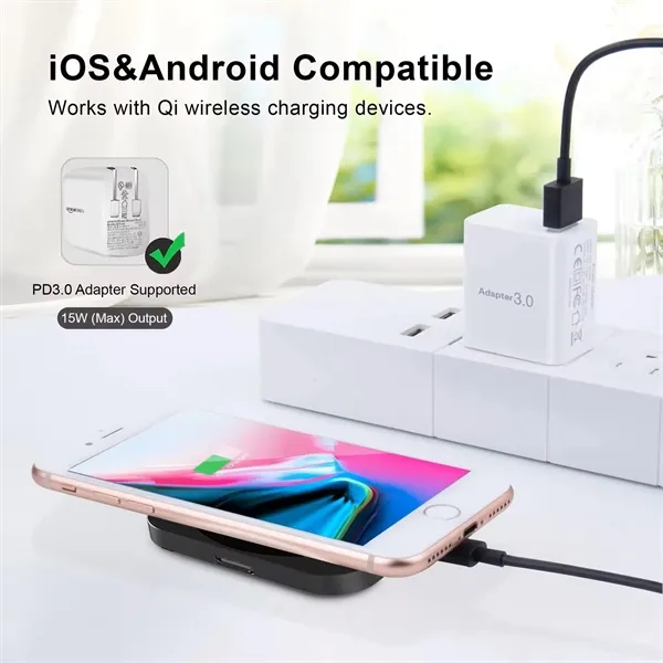 3-in-1 Magnetic Wireless Charger Station for iPhone AirPods - 3-in-1 Magnetic Wireless Charger Station for iPhone AirPods - Image 4 of 9