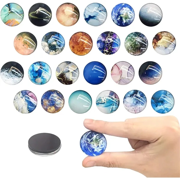 Glass Strong Refrigerator Magnets - Glass Strong Refrigerator Magnets - Image 0 of 5