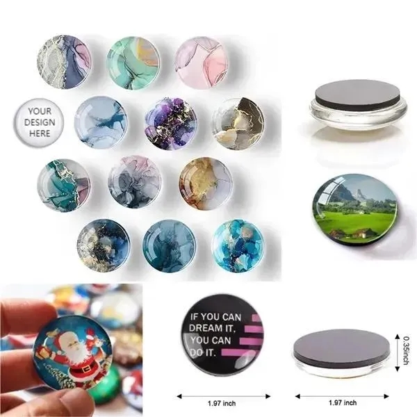 Glass Strong Refrigerator Magnets - Glass Strong Refrigerator Magnets - Image 5 of 5