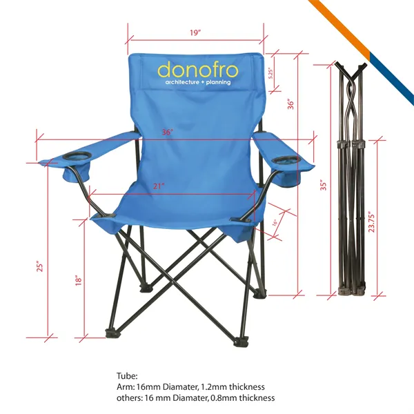 Attor Captain Foldable Chair - Attor Captain Foldable Chair - Image 3 of 9